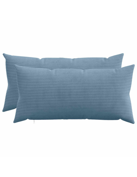 Federa 2 pcs HEERLEN Blu 40 x 70 cm corduroy
