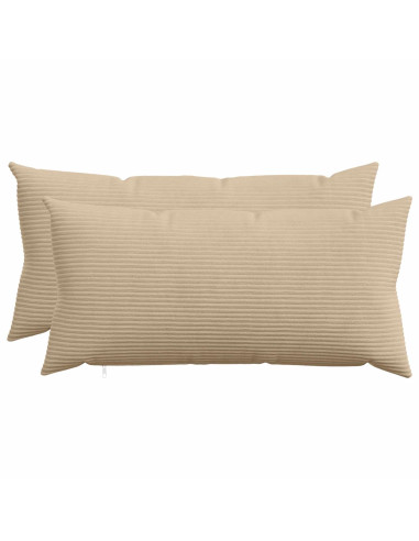 Federa 2 pcs HEERLEN Tortora 40 x 70 cm corduroy