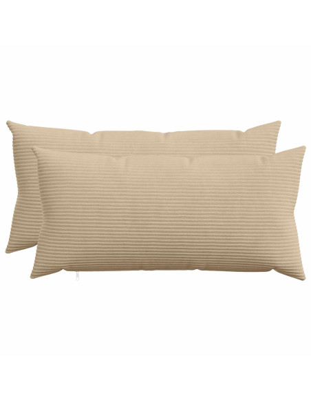 Federa 2 pcs HEERLEN Tortora 40 x 70 cm corduroy
