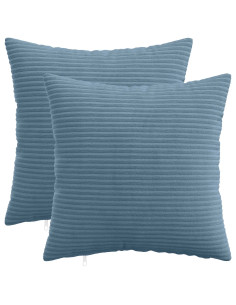 Federa 2 pcs HEERLEN Blu 30 x 30 cm corduroy