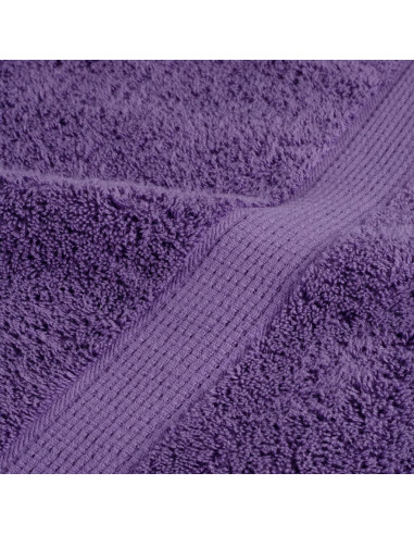 Asciugamani da bagno Premium SOLUND 2 pz Viola 100x150 cm 600 g/m²