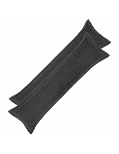 Federa 2 pcs HOUTEN Grigio Scuro 40 x 145 cm Bouclé