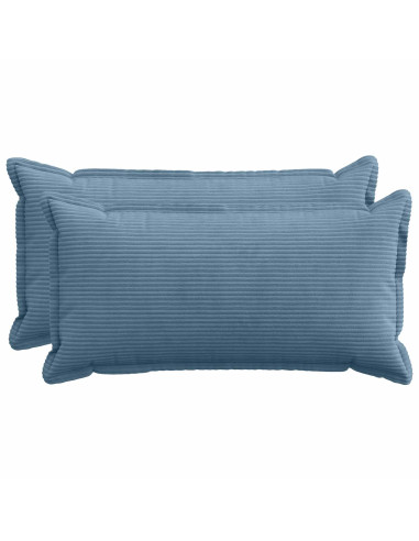 Federa 2 pz HOUTEN Blu 40 x 80 cm corduroy