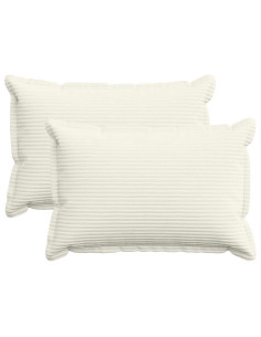 Federa 2 pz HOUTEN Crema 50 x 75 cm corduroy