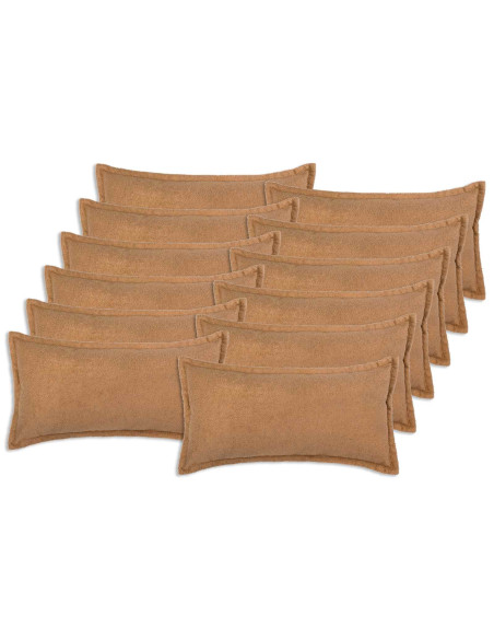 Federa 12 pcs HOUTEN Beige 40 x 80 cm Bouclé