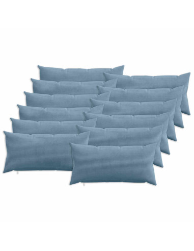 Federa 12 pcs HEERLEN Blu 40 x 80 cm corduroy