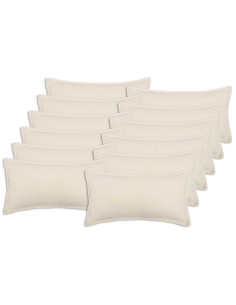 Federa 12 pcs HOUTEN Crema 40 x 80 cm Bouclé