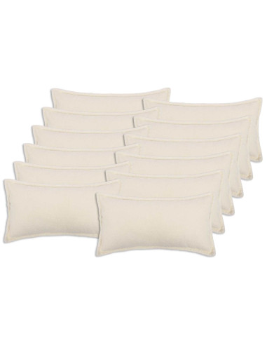 Federa 12 pcs HOUTEN Crema 40 x 80 cm Bouclé