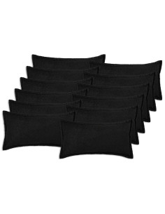 Federa 12 pcs HOUTEN Nero 40 x 80 cm Bouclé