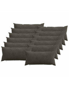 Federa 12 pcs HEERLEN Antracite 40 x 80 cm corduroy