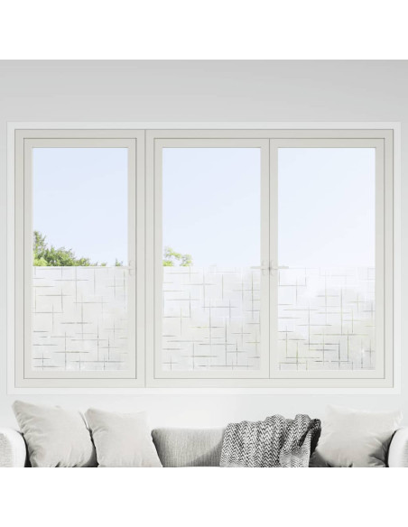 Pellicole per Finestre Smerigliate 4pz Motivo Stella in PVC