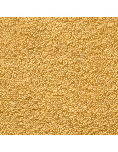 Asciugamani da sauna premium SOLUND 2 pezzi Oro 80x200 cm 600 g/m²