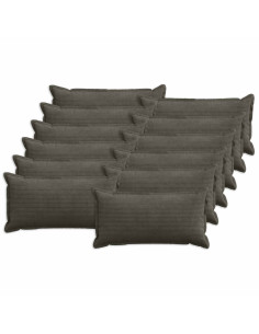 Federa 12 pz HOUTEN Antracite 40 x 80 cm corduroy