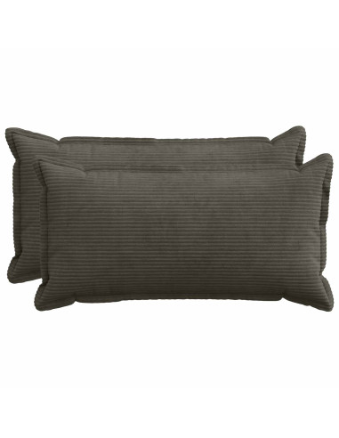 Federa 2 pz HOUTEN Antracite 40 x 80 cm corduroy