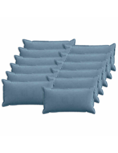 Federa 12 pz HOUTEN Blu 40 x 80 cm corduroy