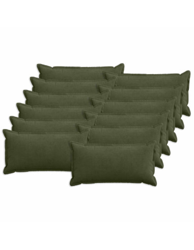 Federa 12 pz HOUTEN Verde 40 x 80 cm corduroy
