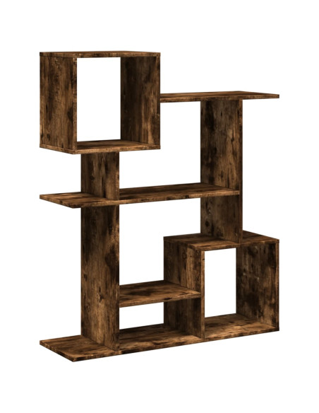 Libreria Divisorio Rovere Fumo 92x29x112 cm in Truciolato
