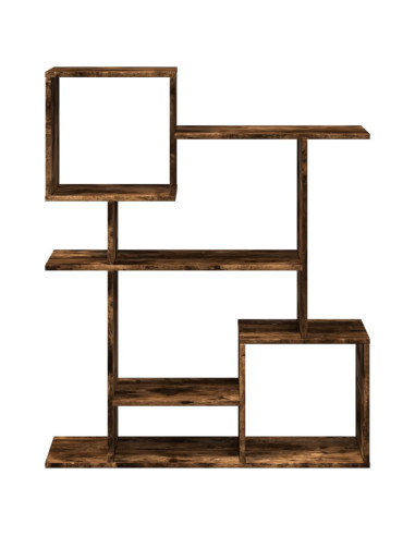 Libreria Divisorio Rovere Fumo 92x29x112 cm in Truciolato