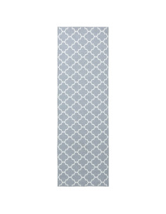 Runner Tappeto ORIZ 1150 gsm Grigio e Bianco 2