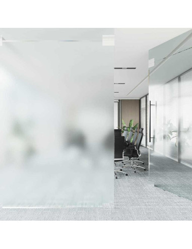 Pellicola statica per finestre Grigio Frosted 45 x 500 cm PVC