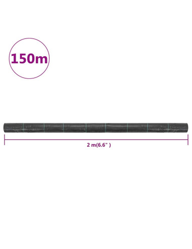 Telo Pacciamatura Antiradici Antierbacce in PP 2x150 m Nero