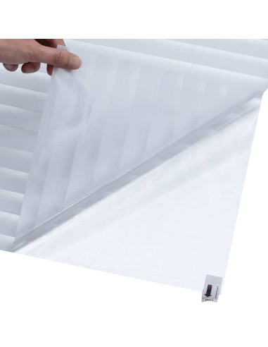 Pellicola per Finestra Smerigliata Motivo a Righe 90x500 cm PVC
