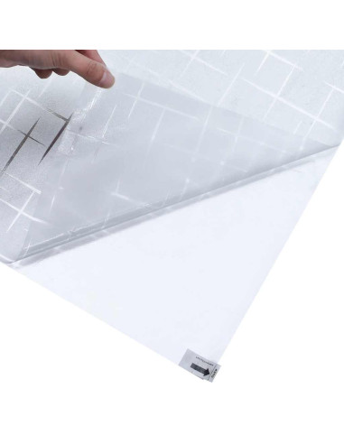 Pellicola per Finestra Smerigliata Motivo Stella 90x500 cm PVC