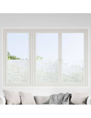 Pellicole per Finestre Smerigliate 4pz Motivo Stella in PVC