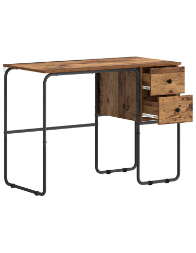 Scrivania con Spazio di Archiviazione Legno di quercia