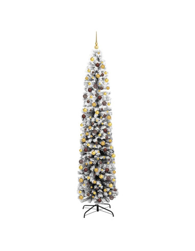 Albero di Natale artificiale con 300 LED Verde 240 cm
