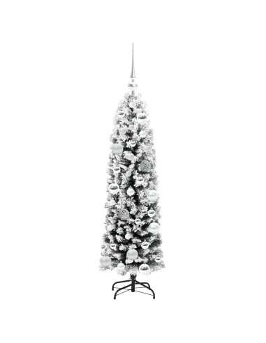 Albero di Natale artificiale con 150 LED Verde 120 cm
