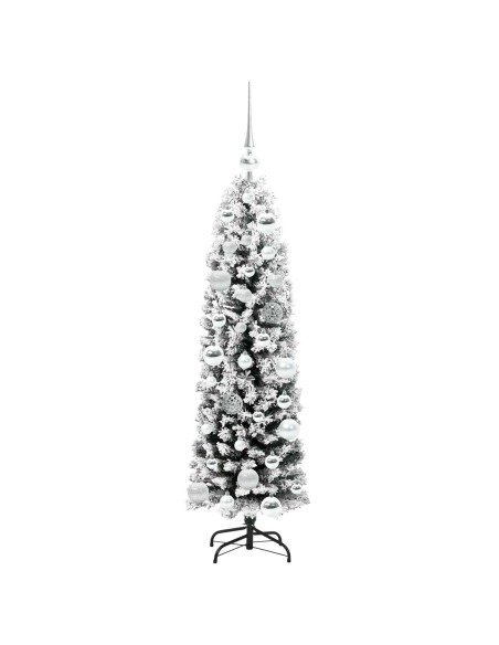 Albero di Natale artificiale con 150 LED Verde 120 cm