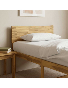 Testiera con bordo vivo ROSTOCK Bianco 75 cm