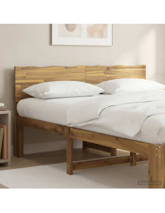 Testiera con bordo vivo ROSTOCK Bianco 150 cm