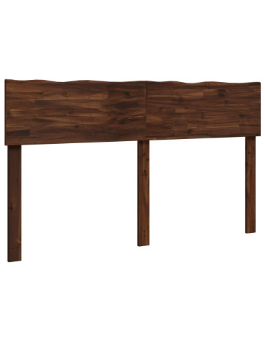 Testiera con bordo vivo ROSTOCK Marrone Scuro 140 cm