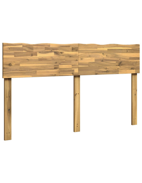 Testiera con bordo vivo ROSTOCK Bianco 135 cm