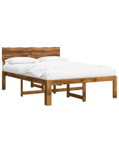 Letto matrimoniale con testiera ROSTOCK Naturale 137 x 190 cm