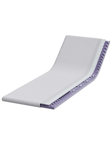 Topper per materasso Bianco 70 x 200 cm Tessuto Jacquard