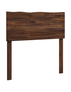 Testiera con bordo vivo ROSTOCK Marrone Scuro 90 cm 2