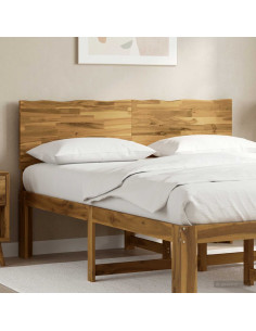 Testiera con bordo vivo ROSTOCK Bianco 120 cm