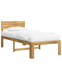 Letto Singolo con Testiera ROSTOCK Bianco 90 x 200 cm 2