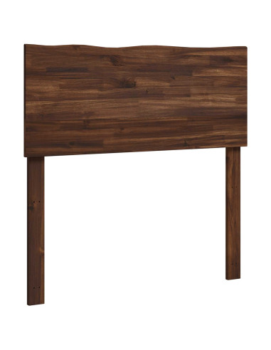 Testiera con bordo vivo ROSTOCK Marrone Scuro 80 cm