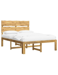 Letto matrimoniale con testiera ROSTOCK Bianco 120 x 200 cm 2