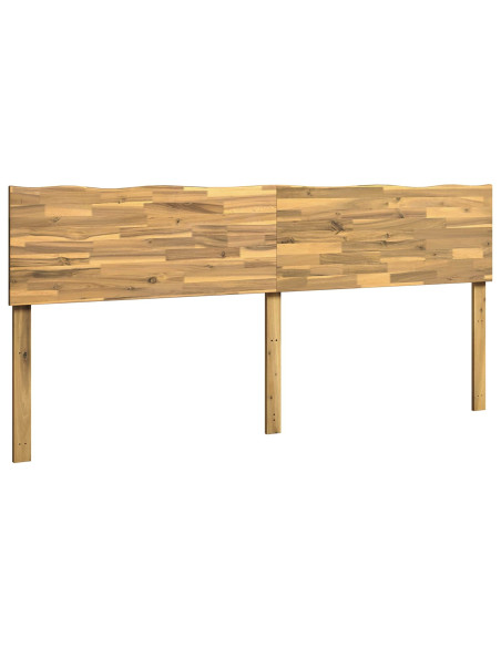 Testiera con bordo vivo ROSTOCK Bianco 180 cm