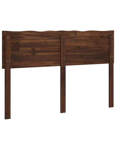 Testiera con bordo vivo ROSTOCK Marrone Scuro 120 cm