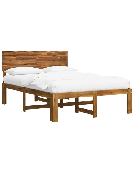 Letto matrimoniale con testiera ROSTOCK Naturale 152 x 203 cm