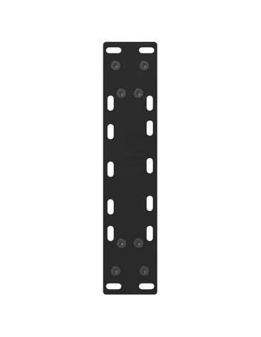 Gambe per Tavolo Consolle Nere 2 pz 28x(72-73) cm Acciaio