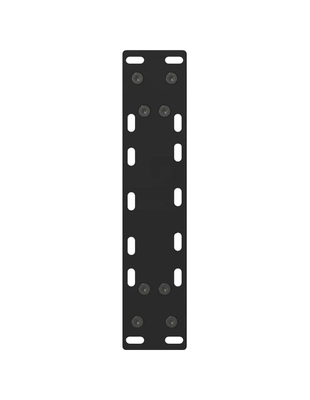 Gambe per Tavolo Consolle Nere 2 pz 28x(72-73) cm Acciaio