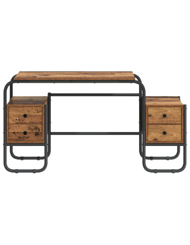 Scrivania con Spazio di Archiviazione Legno di quercia