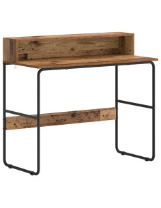 Scrivania con Spazio di Archiviazione Legno di quercia 2